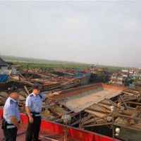 湖北打擊非法采砂、拆除砂石碼頭 監利復綠41個港口碼頭!